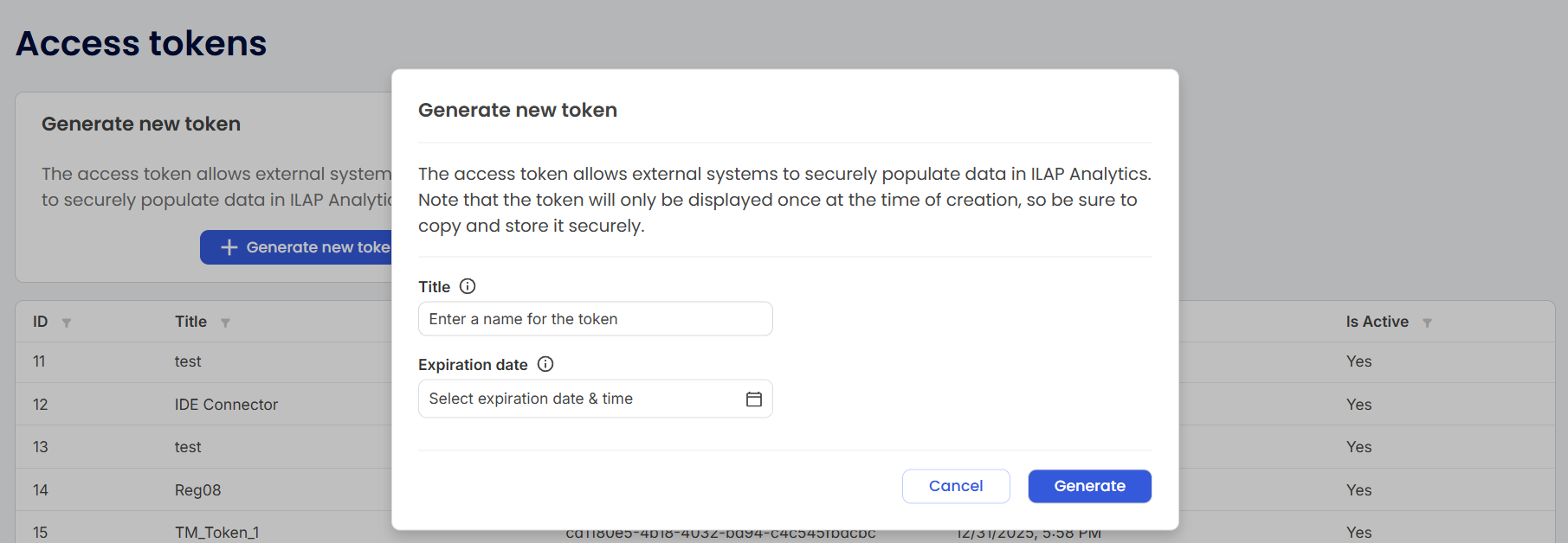 Service Token