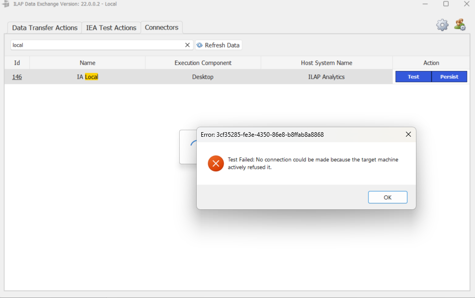 Connector Not working