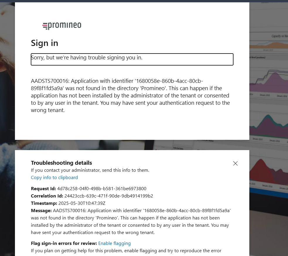 Connector Invalid Authority
